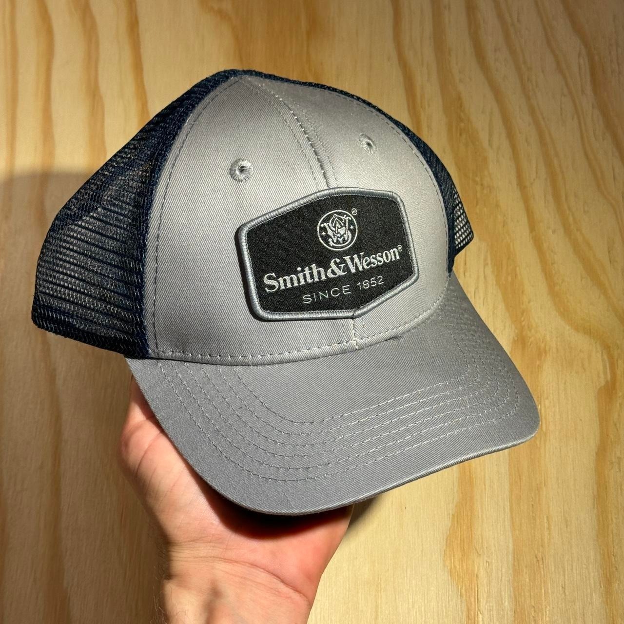 Smith & Wesson Gray & Black Trucker Cap